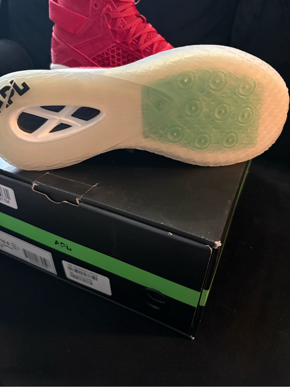 APL Red TechLoom High-Top Athletic Sneakers - Picture 5 of 6